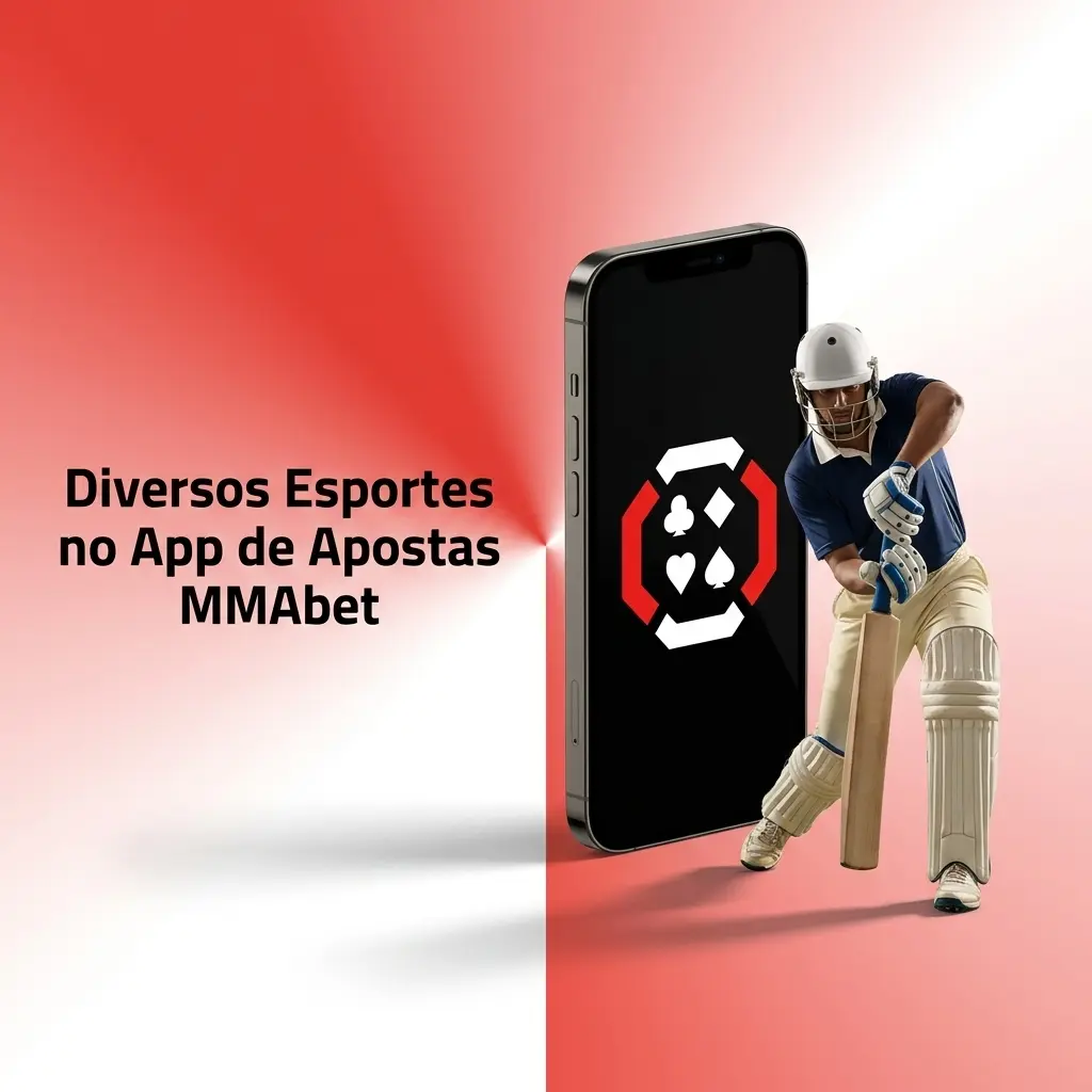 Aplicativo MMAbet exibindo diversas modalidades esportivas e eSports disponíveis para apostas ao vivo e pré-jogo.