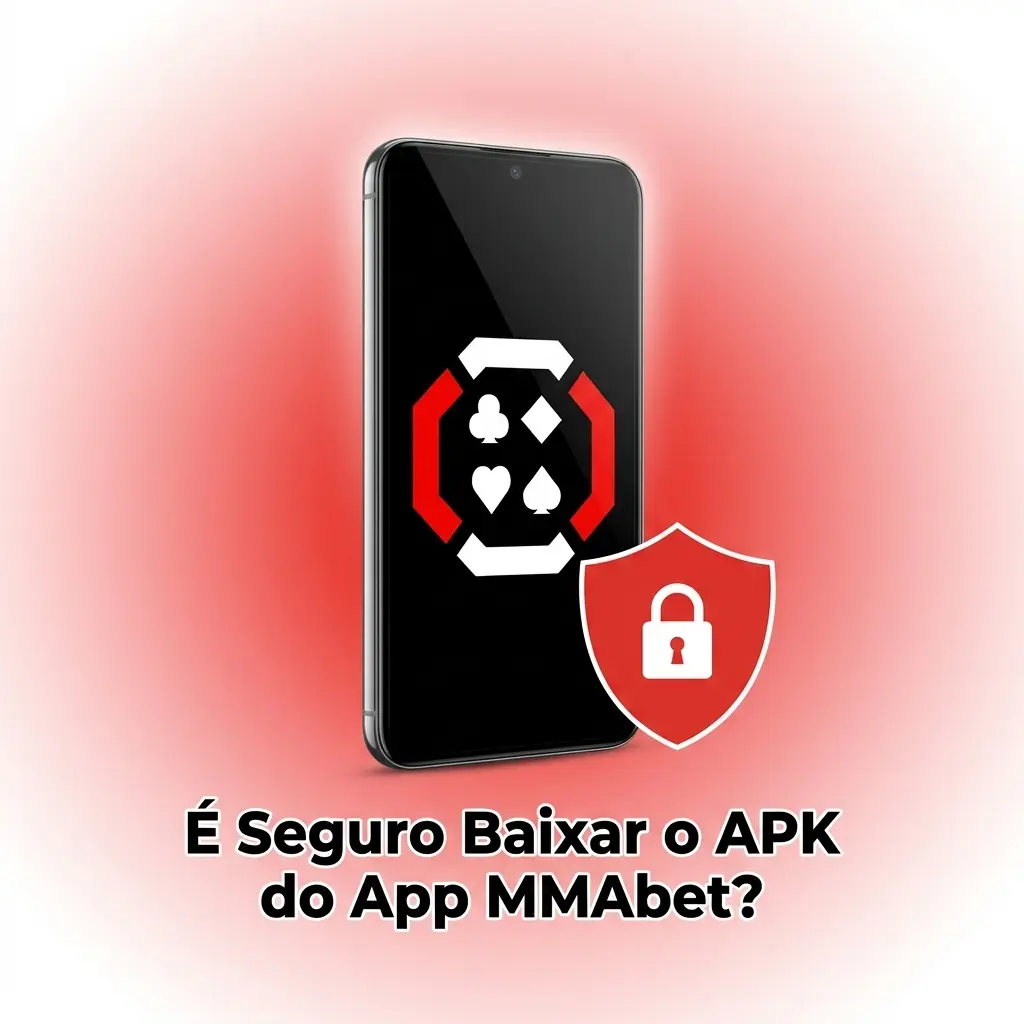 Ícone de segurança do app MMAbet com licença Curaçao e criptografia SSL de 256 bits para apostas online