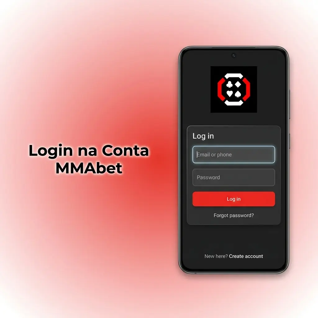 Tela de login da conta MMAbet solicitando CPF, e-mail ou celular e senha para acessar saldo e apostas