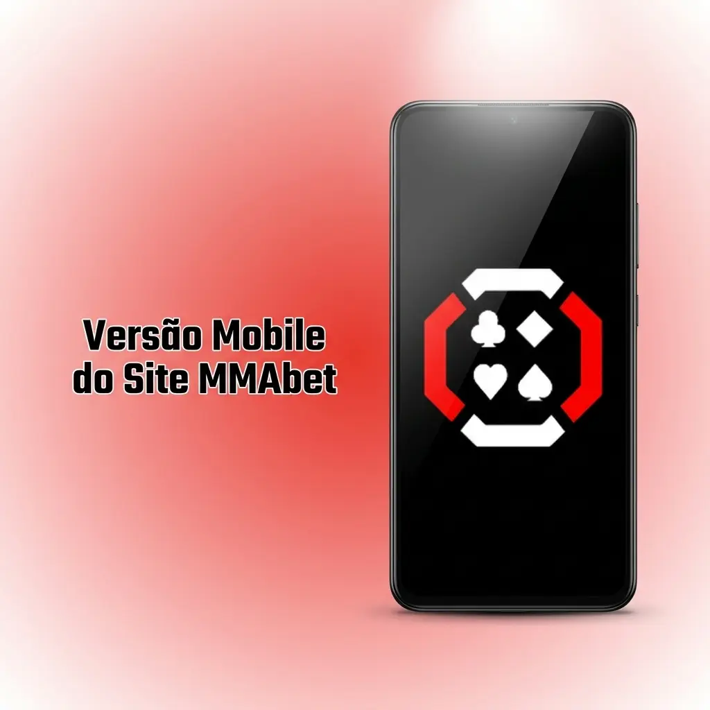 Versão mobile do site MMAbet acessível via navegador, com apostas esportivas, cassino e pagamentos via PIX